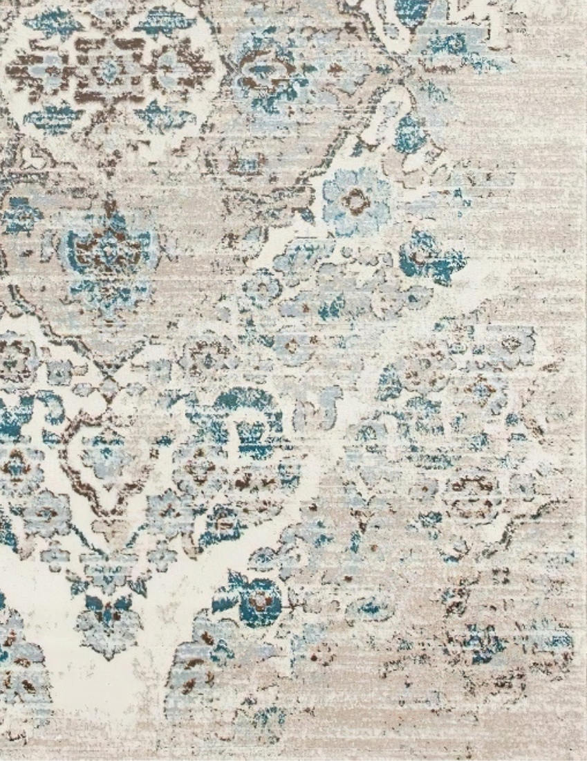 Dali - Taupe & Teal Vintage Persian Distressed Washable Rug.png
