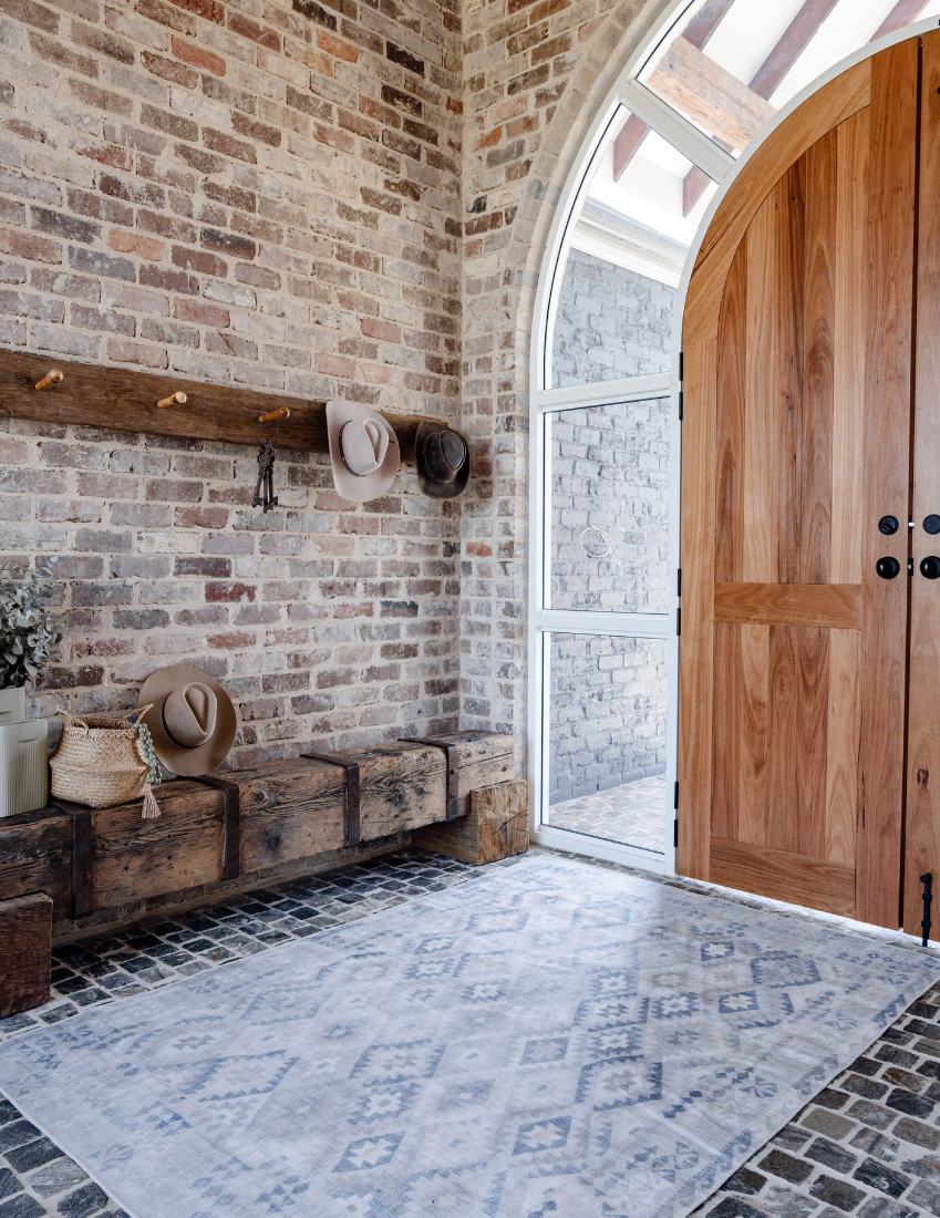 Nomad - Neutral Sand & Grey Moroccan Distressed Washable Rug