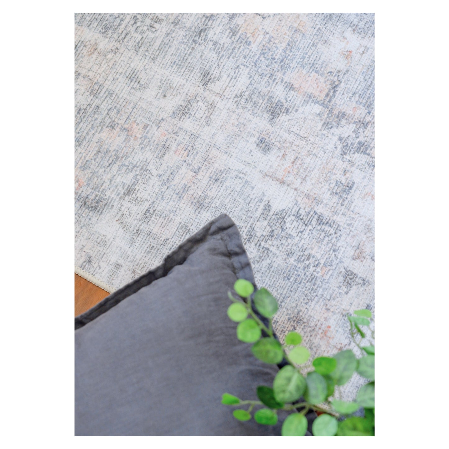 Enigma - Mauve & Apricot Vintage Persian Distressed Washable Rug