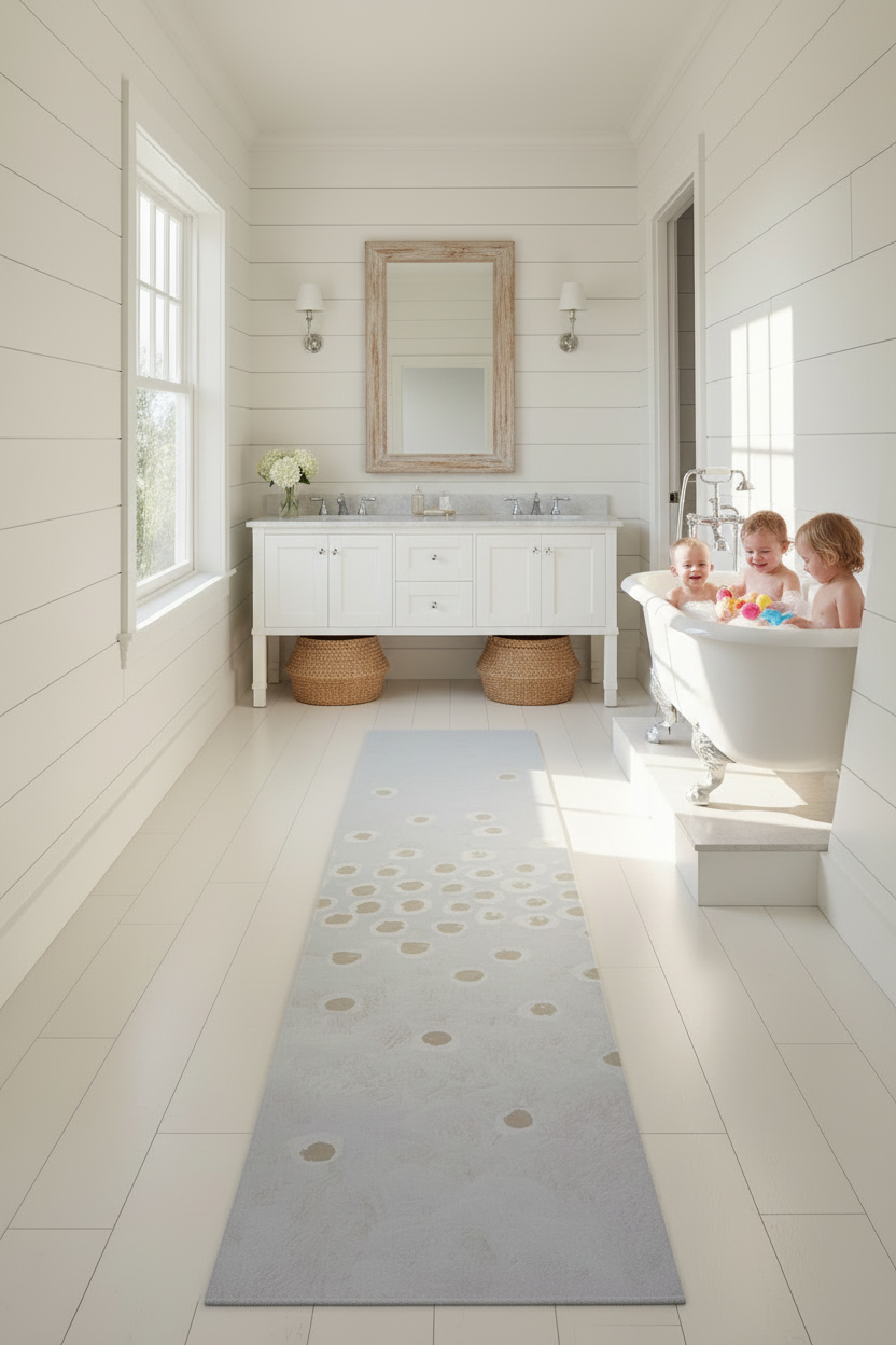 Mindjigari - Sky Blue, Neutral & Mauve Runner