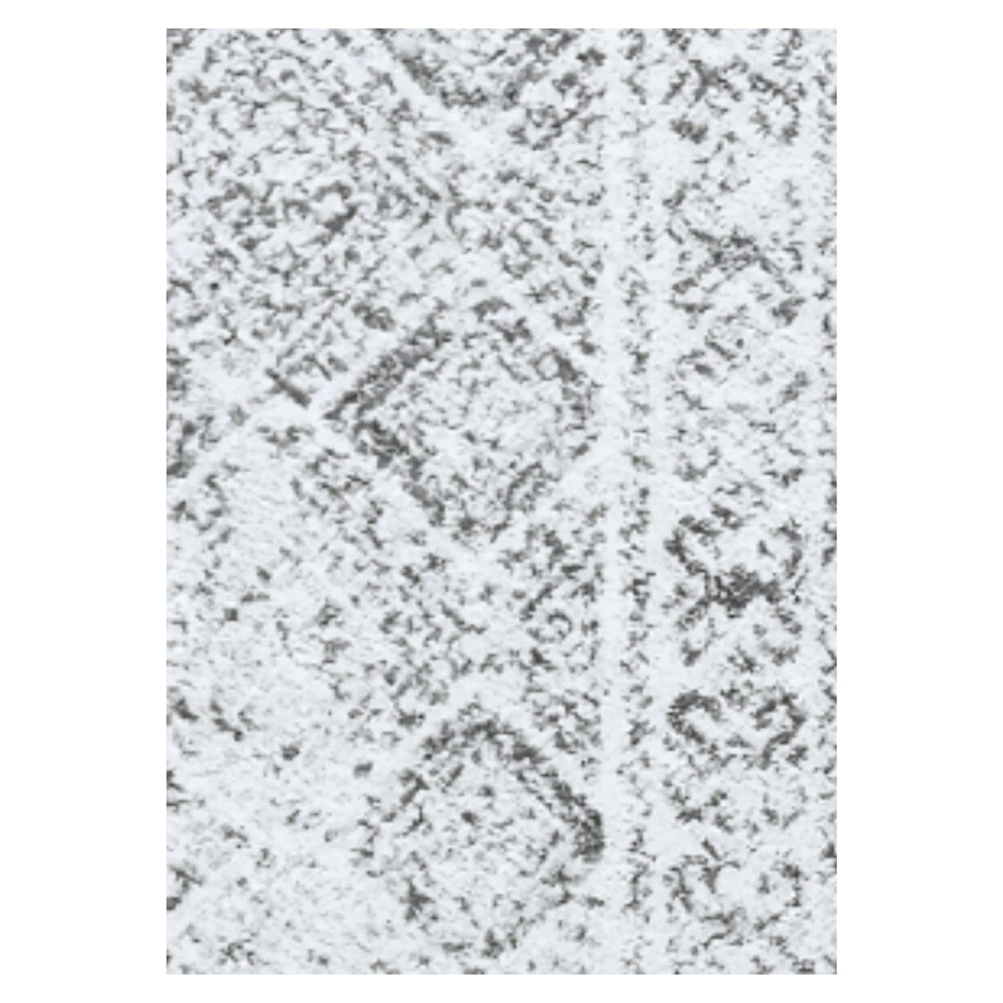 Tangier - Neutral Moroccan Boho Distressed Washable Rug CLEARANCE